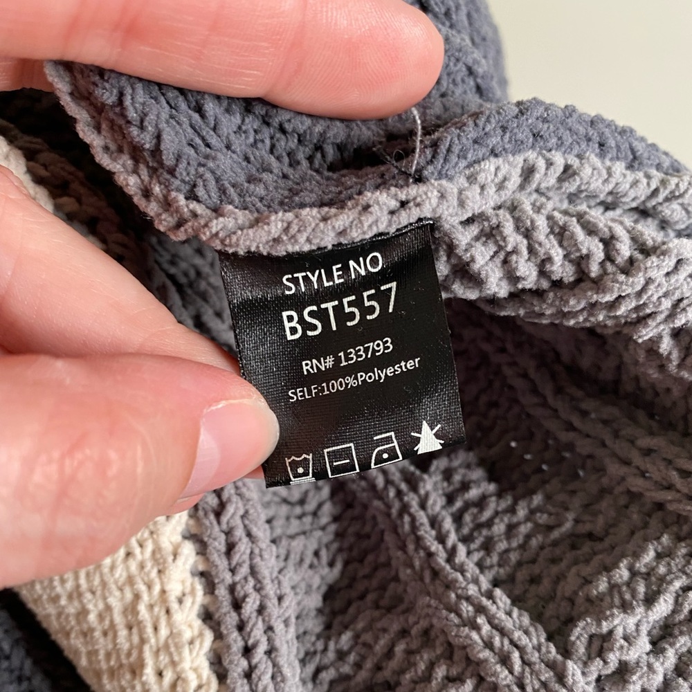 Pol Patchwork Tie-Back Swing Sweater - image 6